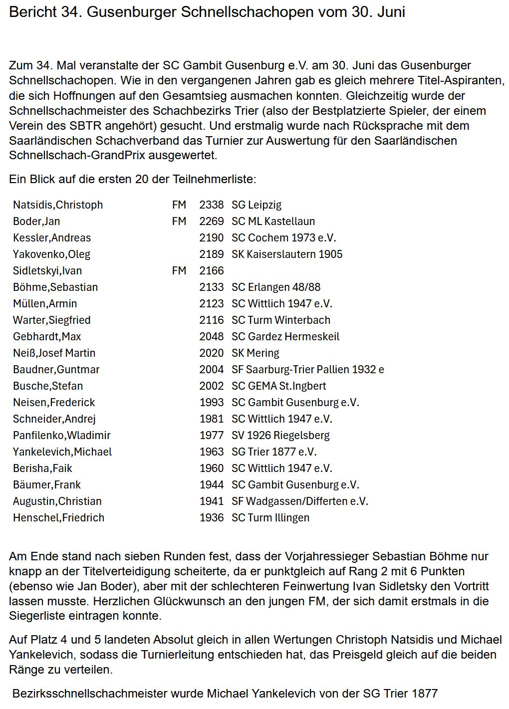 Gusenburg Open 2024 Bericht1